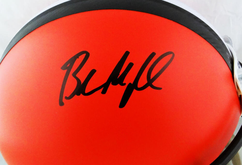 Baker Mayfield Signed Cleveland Browns F/S ProLine Helmet - Beckett W Auth *Blk