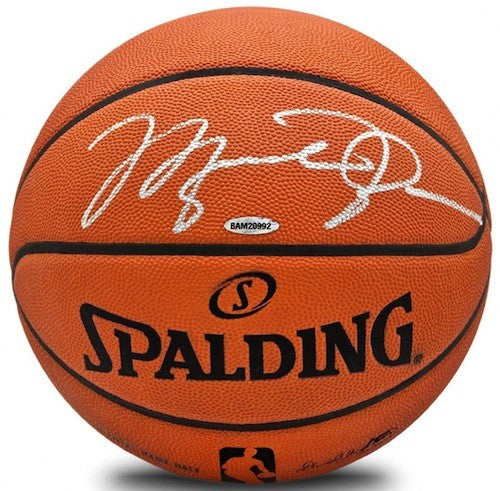 Michael Jordan Signed Authentic Spalding Basketball UDA