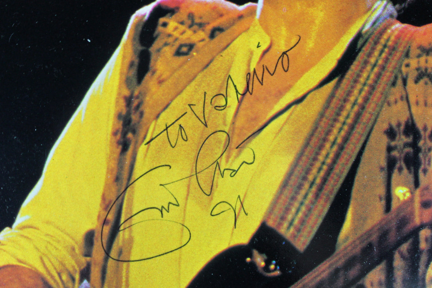 Eric Clapton Authentic Signed 'Just One Night' Album Cover PSA/DNA #AA01978