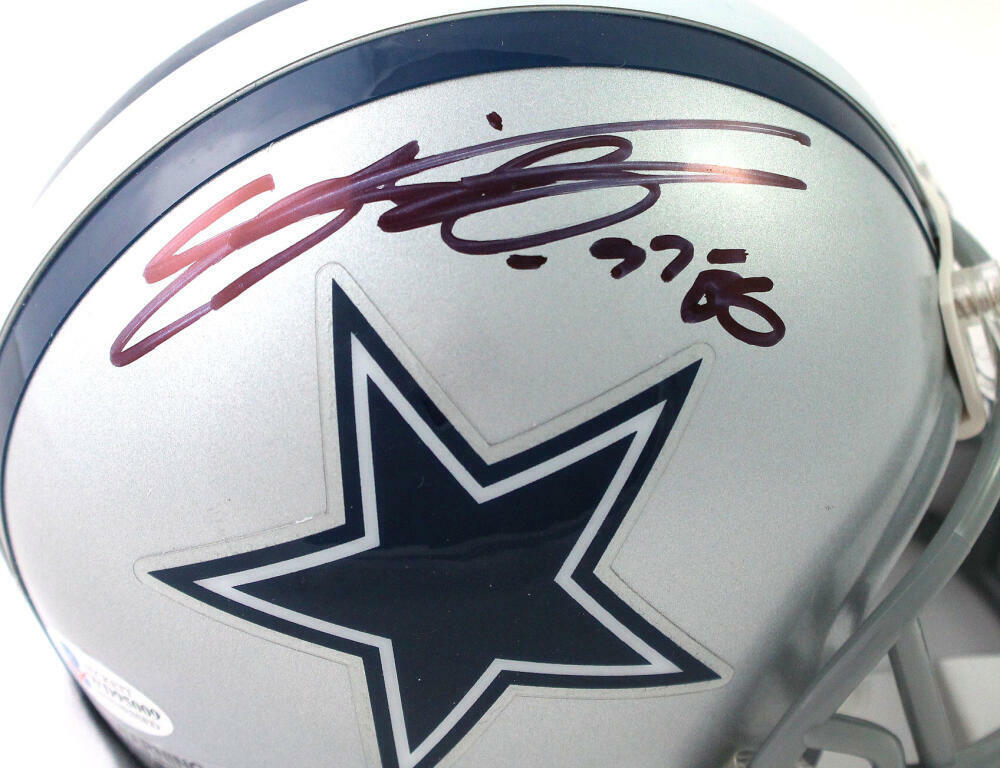Everson Griffen Autographed Dallas Cowboys Mini Helmet - Beckett W Auth *Black