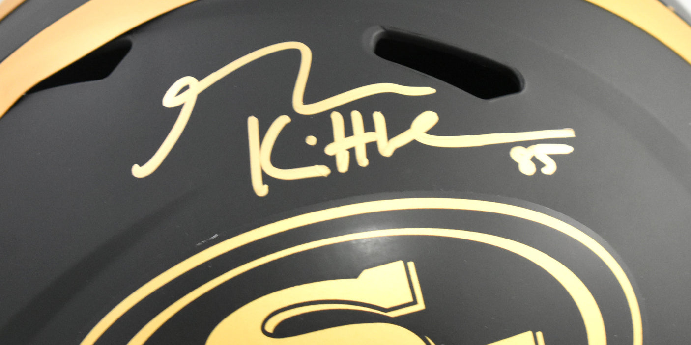 George Kittle Autographed San Francisco 49ers F/S Eclipse Speed Helmet Beckett W