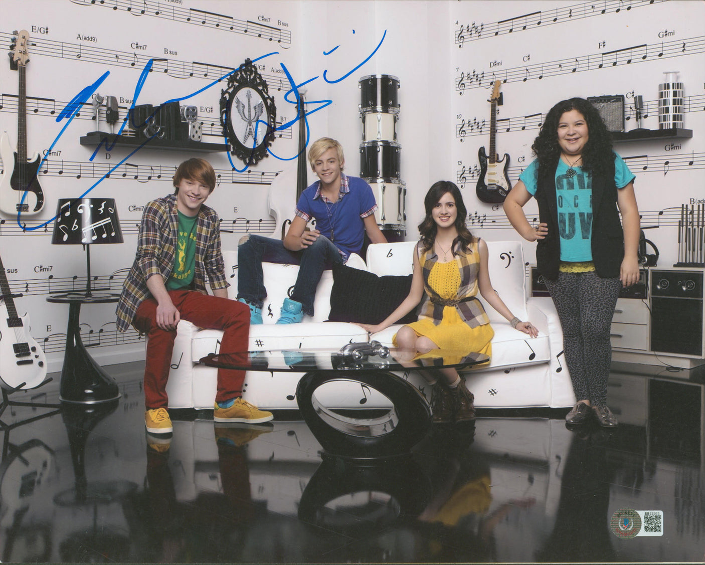 Calum Worthy Austin & Ally Authentic Signed 11x14 Photo Autographed BAS #BB22933