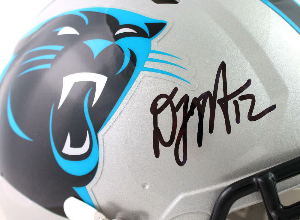 DJ Moore Signed Carolina Panthers F/S Speed Authentic Helmet- Beckett W *Black