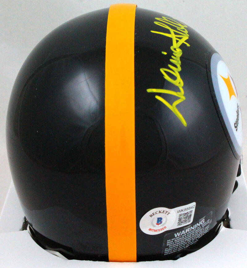 Donnie Shell Signed Pittsburgh Steelers Mini Helmet w/ HOF- Beckett W Holo*Y