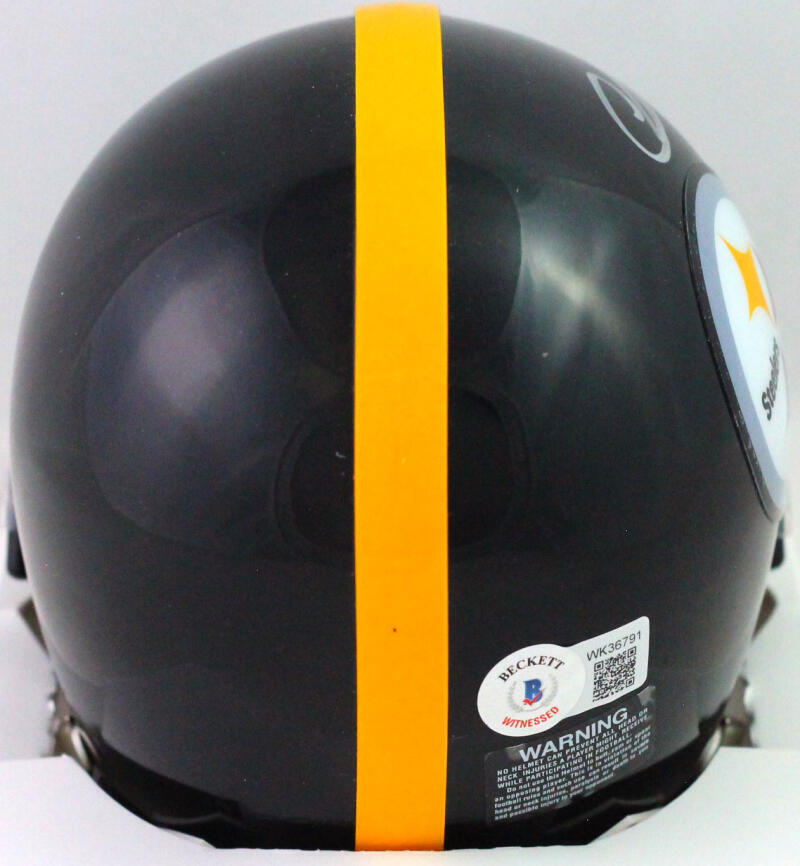 Chase Claypool Signed Pittsburgh Steelers Mini Helmet-Beckett W Hologram *Silver