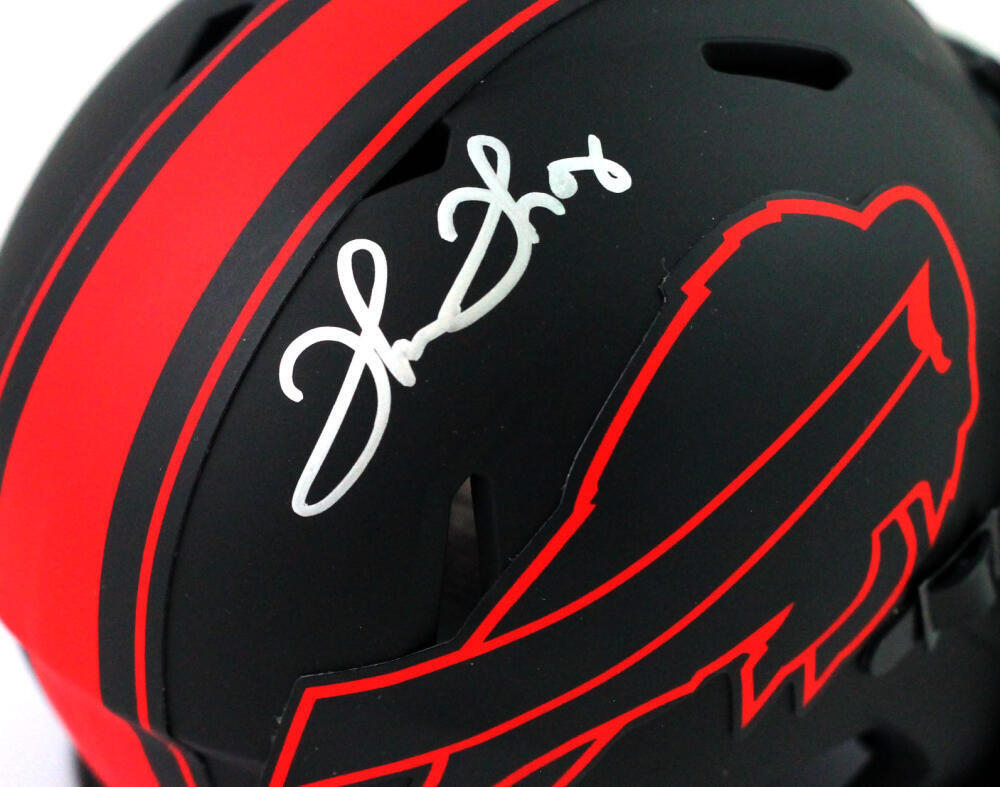 Thurman Thomas Signed Buffalo Bills Eclipse Mini Helmet - JSA W *White