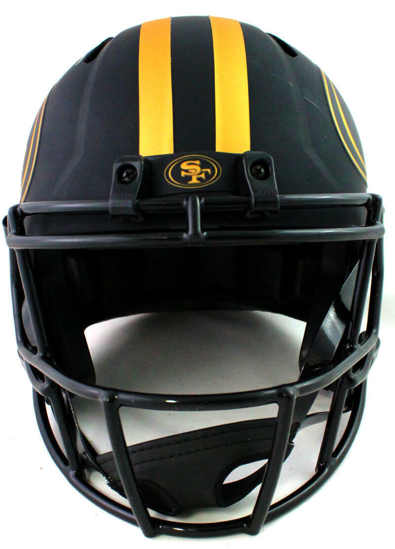 Deion Sanders Signed San Francisco 49ers F/S Eclipse Helmet- Beckett W *Gold