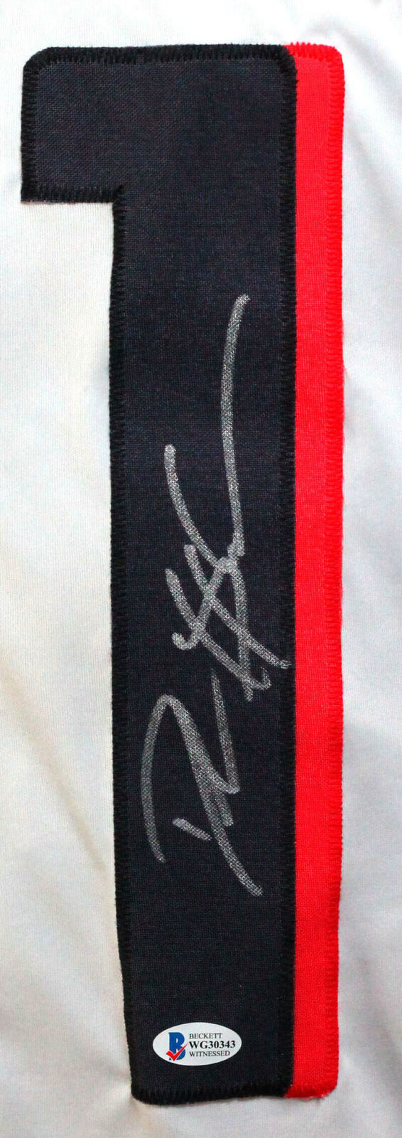 Deion Sanders Autographed NEW White Pro Style Jersey - Beckett W Auth *SILVER