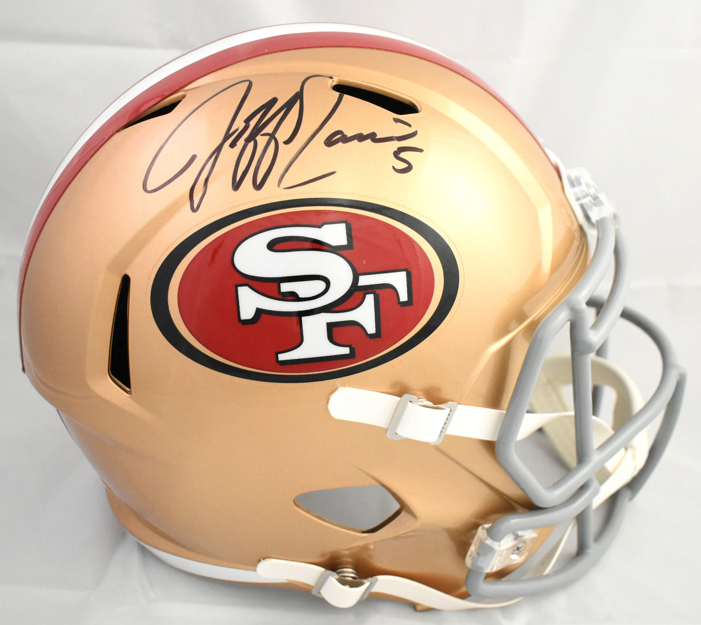 Jeff Garcia Autographed San Francisco 49ers F/S Speed Helmet - Beckett W