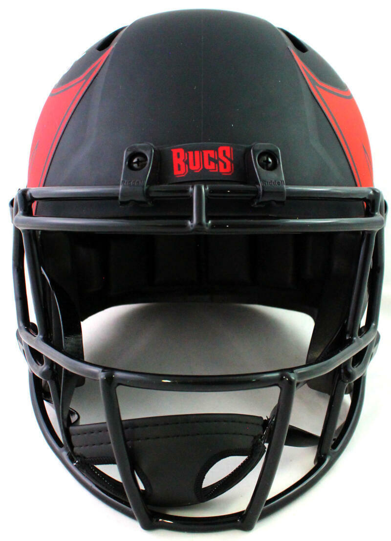 Devin White Signed Tampa Bay Bucs F/S Eclipse Speed Helmet- Beckett W *Silver