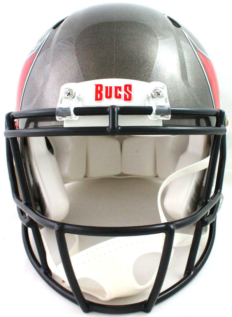 Devin White Signed TB Bucs F/S Authentic Speed Helmet W/ Insc- Beckett W *White