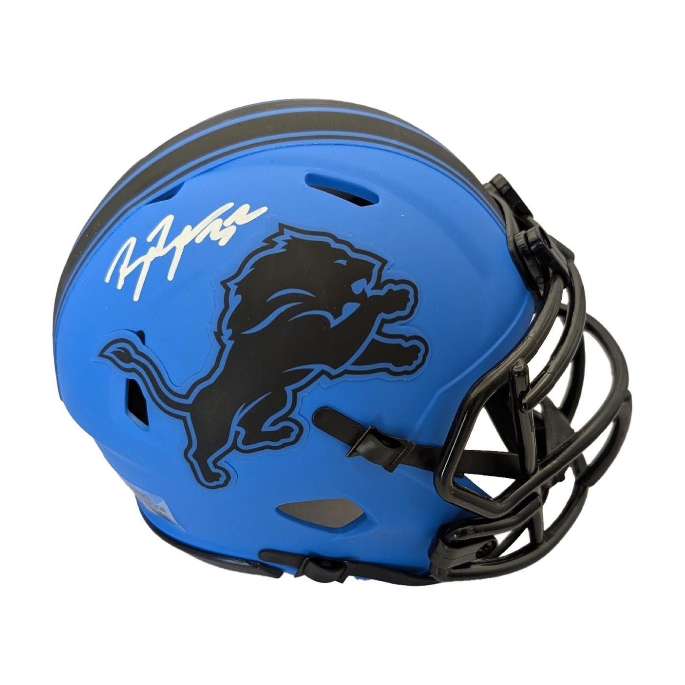 Brian Branch Autographed Detroit Lions Rave Riddell Mini Helmet
