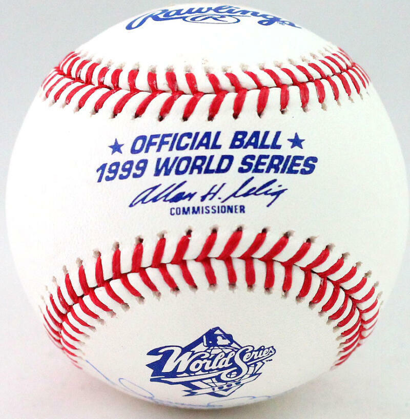 Mariano Rivera Autographed Rawlings OML 99 WS Baseball W/ 99 WS MVP- JSA Auth