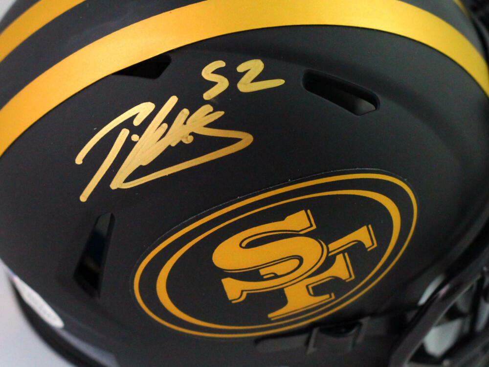 Patrick Willis Autographed SF 49ers Eclipse Speed Mini Helmet- Beckett W *Gold