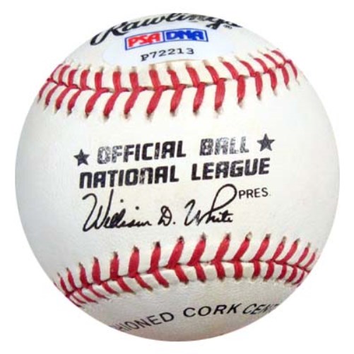 Barney McCosky Autographed Official NL Baseball Detroit Tigers, Oakland A's PSA/DNA #P72213