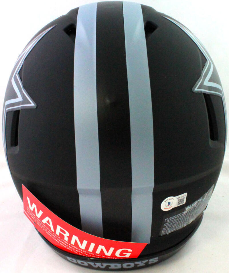Dak Prescott Signed Cowboys F/S Eclipse Speed Authentic Helmet-Beckett W Holo