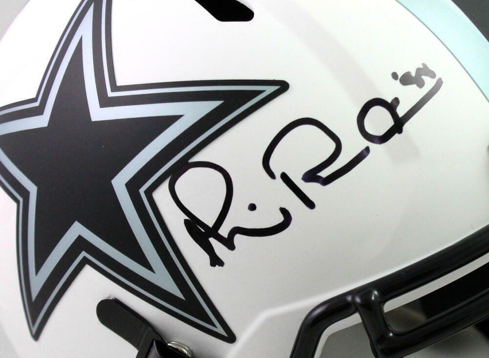 Michael Irvin Autographed Dallas Cowboys Lunar Speed F/S Helmet- Beckett W *Blk