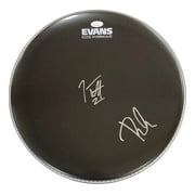 Joe Elliott Phil Collen Def Leppard Signed 15" Black Evans Drum Head JSA ITP - Sports Integrity