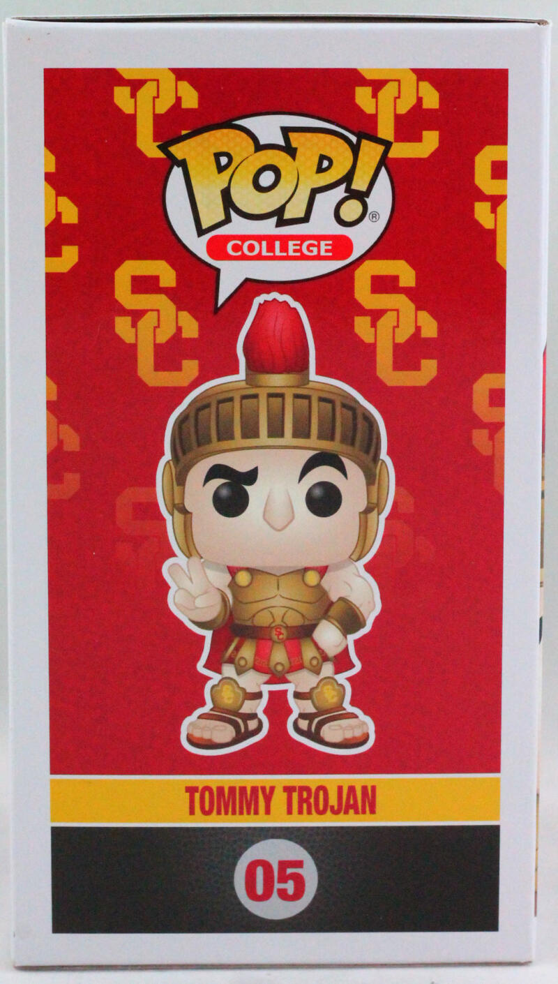 OJ Simpson Autographed USC Funko Pop Figurine #05 w/fight on-JSA W *Yellow