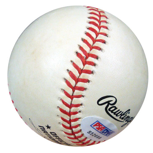 Al Epperly Autographed Official MLB Baseball Los Angeles Dodgers, Chicago Cubs PSA/DNA #S52699