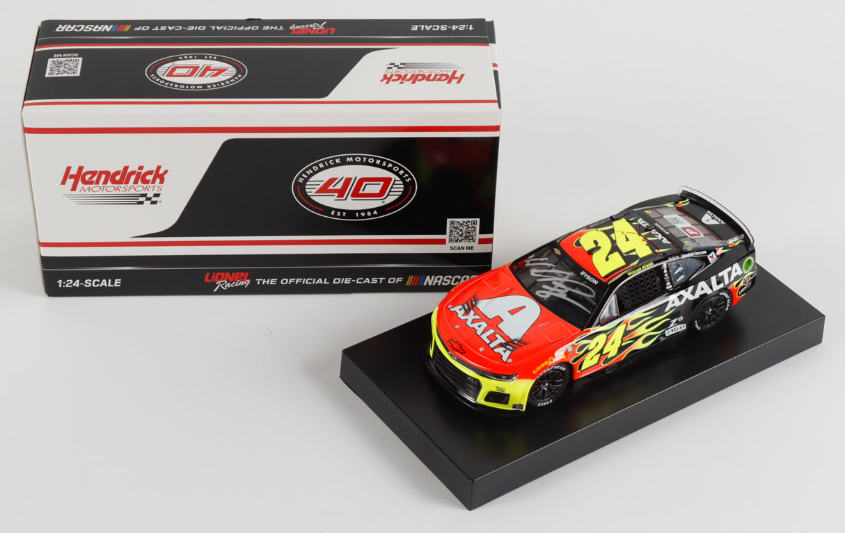 William Byron Signed 2024 #24 Axalta Throwback Camaro ZL1 | 1:24 Diecast Car (PA)
