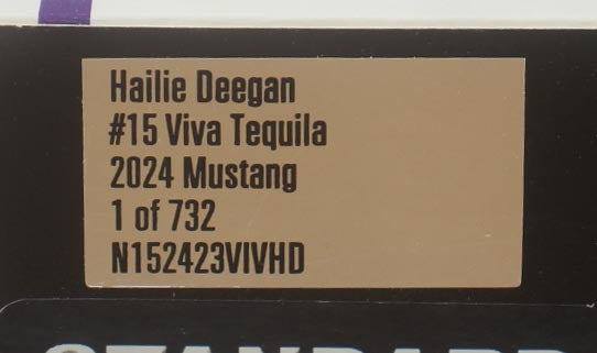 Hailie Deegan Signed 2024 #15 Viva Tequila | 1:24 Diecast Car (Deegan)