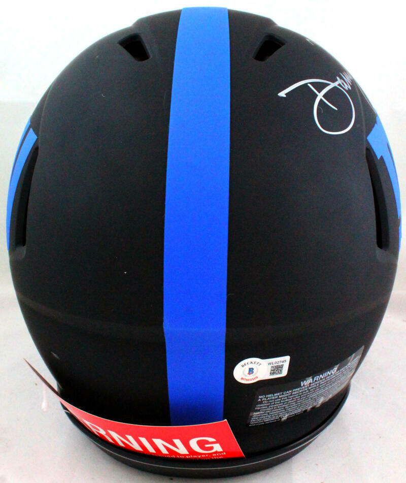 Daniel Jones Autographed F/S NY Giants Authentic Eclipse Helmet- Beckett W