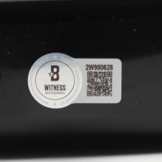 Glossy Black & White Alice Cooper Signed Full-Size Electric Guitar (Beckett)