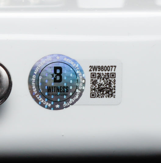 Glossy White Alice Cooper Signed Full-Size Electric Guitar (Beckett)