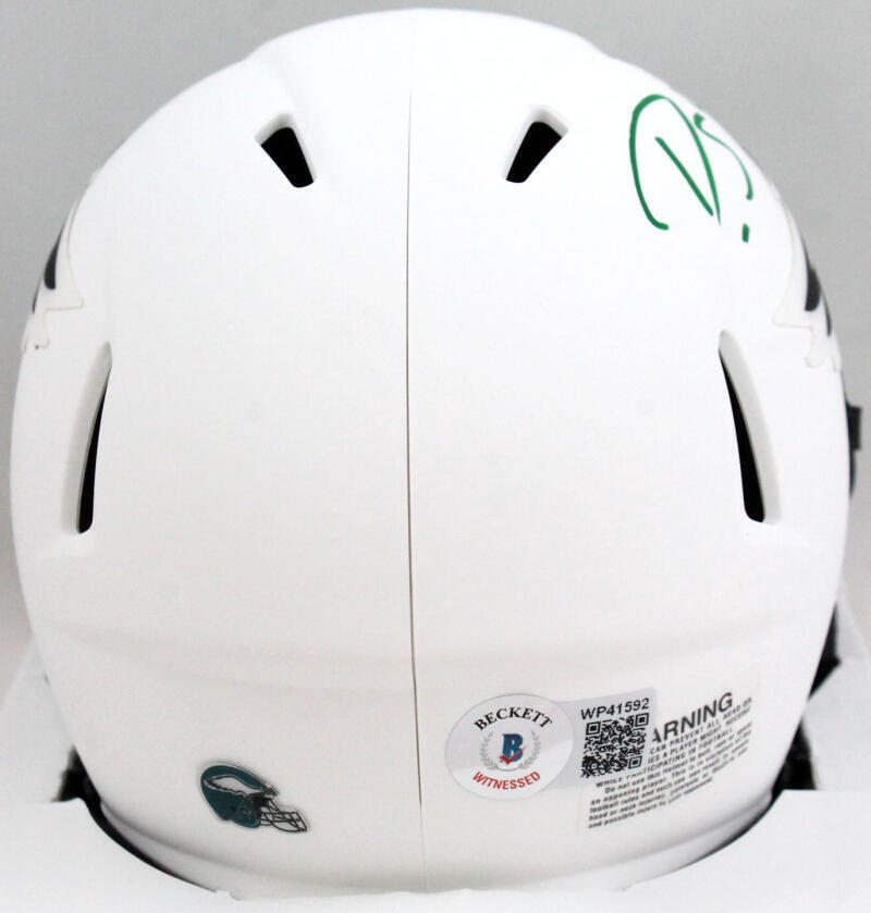Darius Slay Autographed Philadelphia Eagles Lunar Mini Helmet- Beckett W Holo