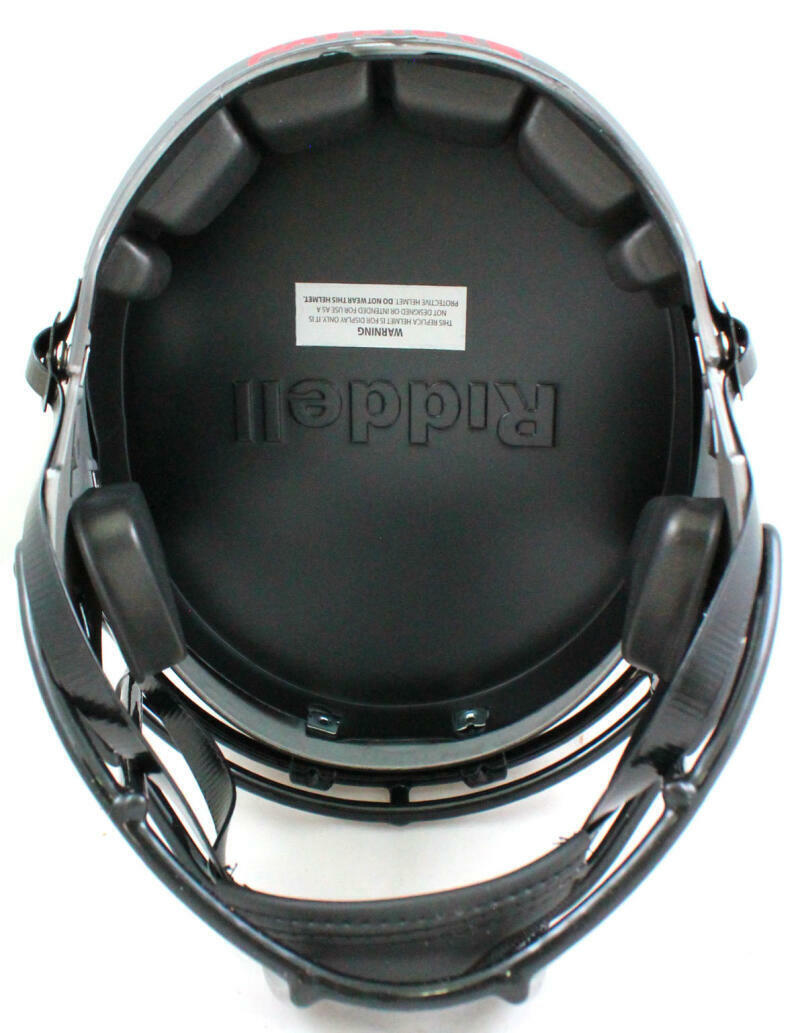 Richard Seymour Autographed NE Patriots F/S Eclipse Helmet- Beckett W *Front