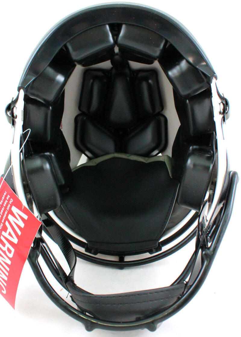 Chase Claypool Autographed Steelers Lunar Authentic F/S Helmet- Beckett W *Black