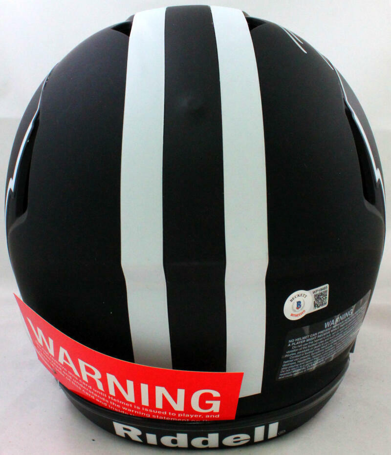 T.J. Watt Signed Wisconsin Badgers F/S Eclipse Speed Authentic Helmet-Beckett