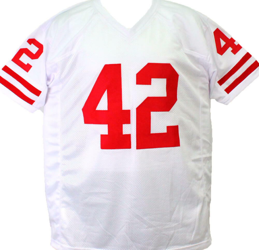 T.J. Watt Autographed White College Style Jersey- Beckett W Hologram *Black