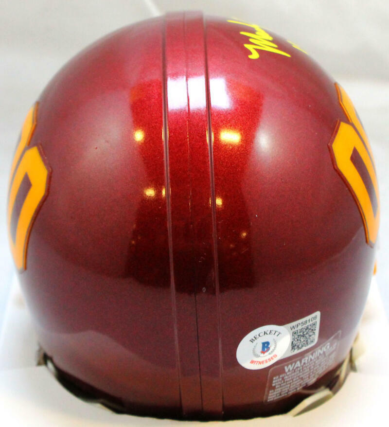 Mark Rypien Signed Washington Mini Helmet w/SB Champs- Beckett W Hologram *Y