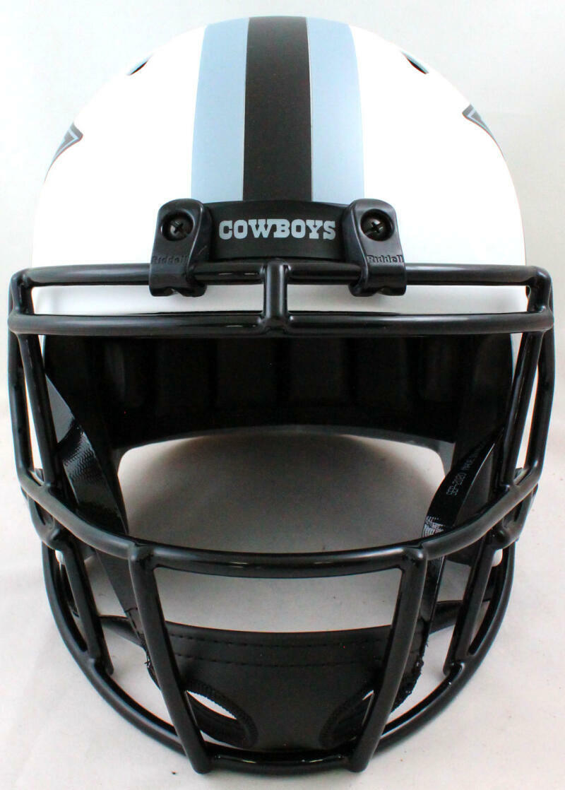 Roger Staubach Autographed Cowboys Lunar Speed F/S Helmet- Beckett W Hologram