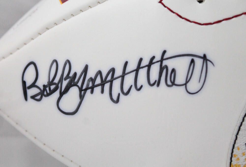 Bobby Mitchell Autographed Washington Redskins Logo Football W/ HOF- JSA W Auth