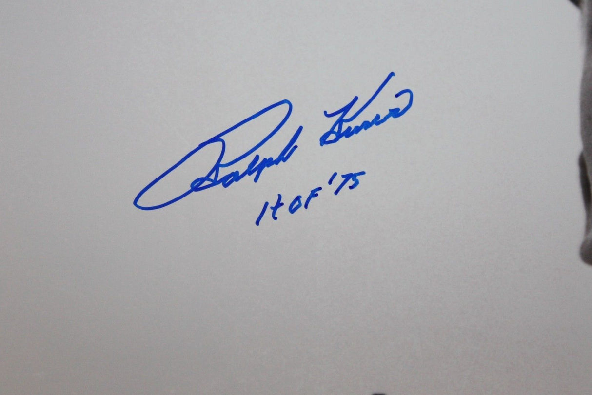 Ralph Kiner Autographed 16x20 B&W Up Close Photo- JSA Authenticated