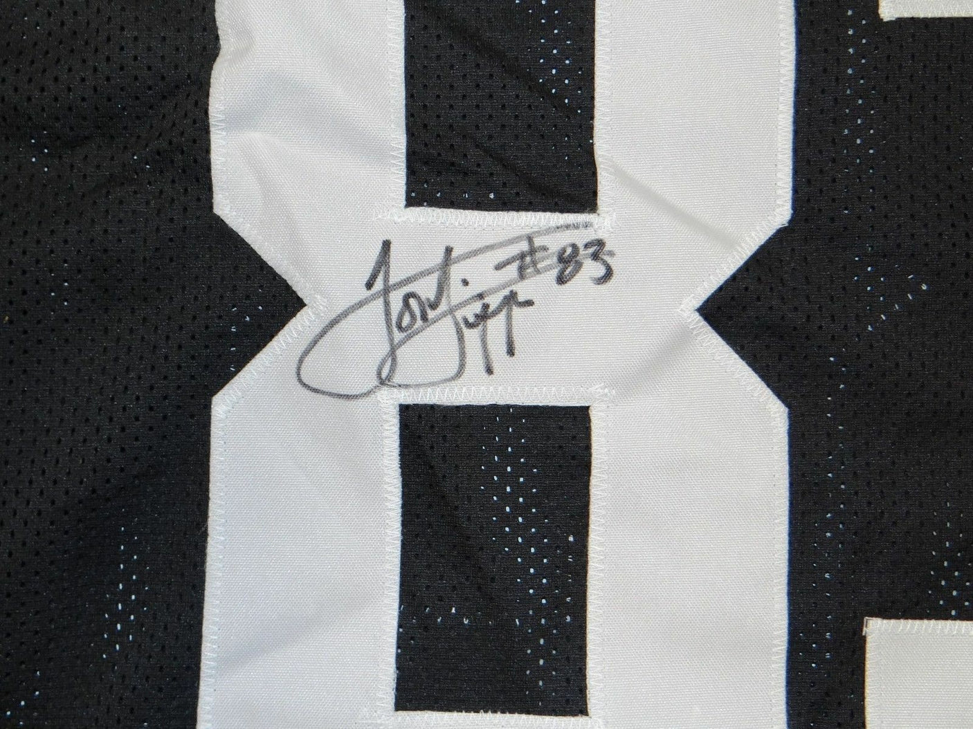 Louis Lipps Autographed Black Pro Style Jersey- JSA W Authenticated *8