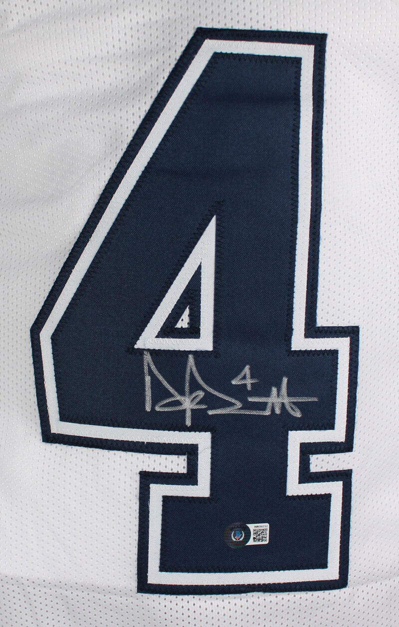 Dak Prescott Autographed White Alternate Pro Style Jersey-Beckett W Hologram