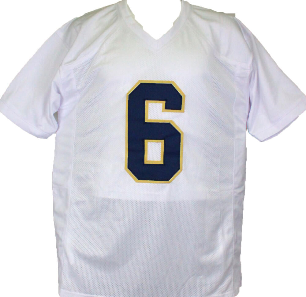 Jeremiah Owusu-Koramoah Autographed White College Style Jersey w/Insc.-BAW Holo