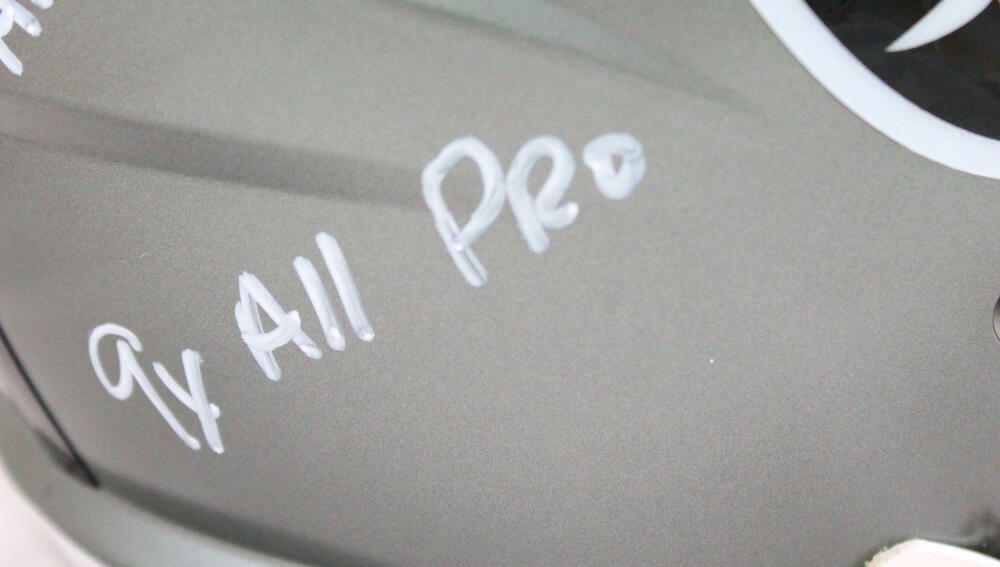 Shane Lechler Autographed Raiders F/S Flash Helmet w/3 Insc.-Beckett W Hologram