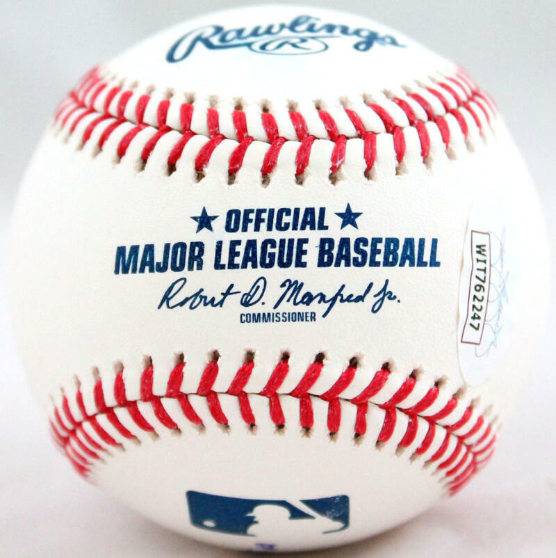 Yuli Gurriel Autographed Rawlings OML Baseball w/Insc -JSA W Auth *Blue