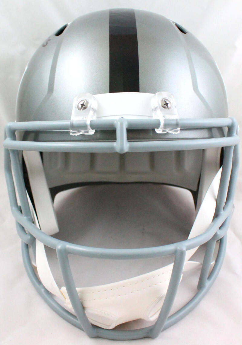 Howie Long Autographed Oakland Raiders F/S Flash Speed Helmet-Beckett W Hologram