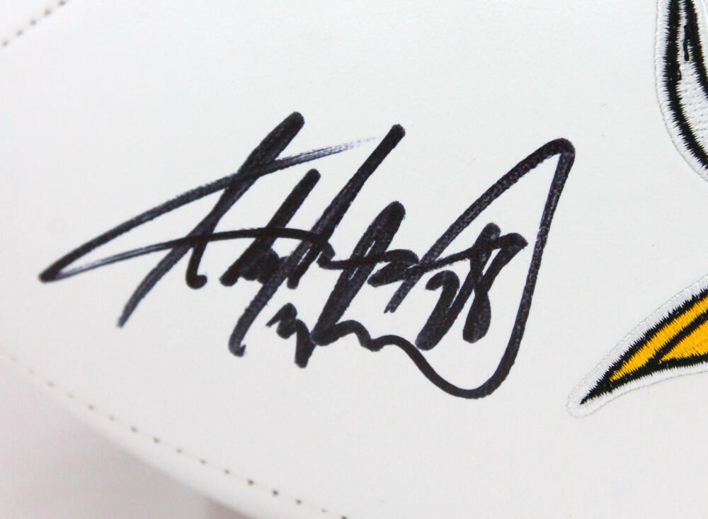 Adrian Peterson Autographed Minnesota Vikings Logo Football w/MVP-Beckett W