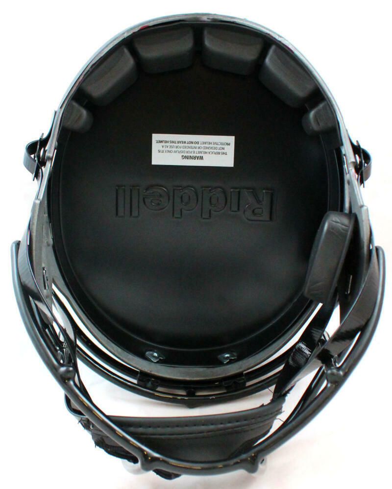 Derrick Mason Signed Baltimore Ravens F/S Eclipse Speed Helmet- Beckett W Holo