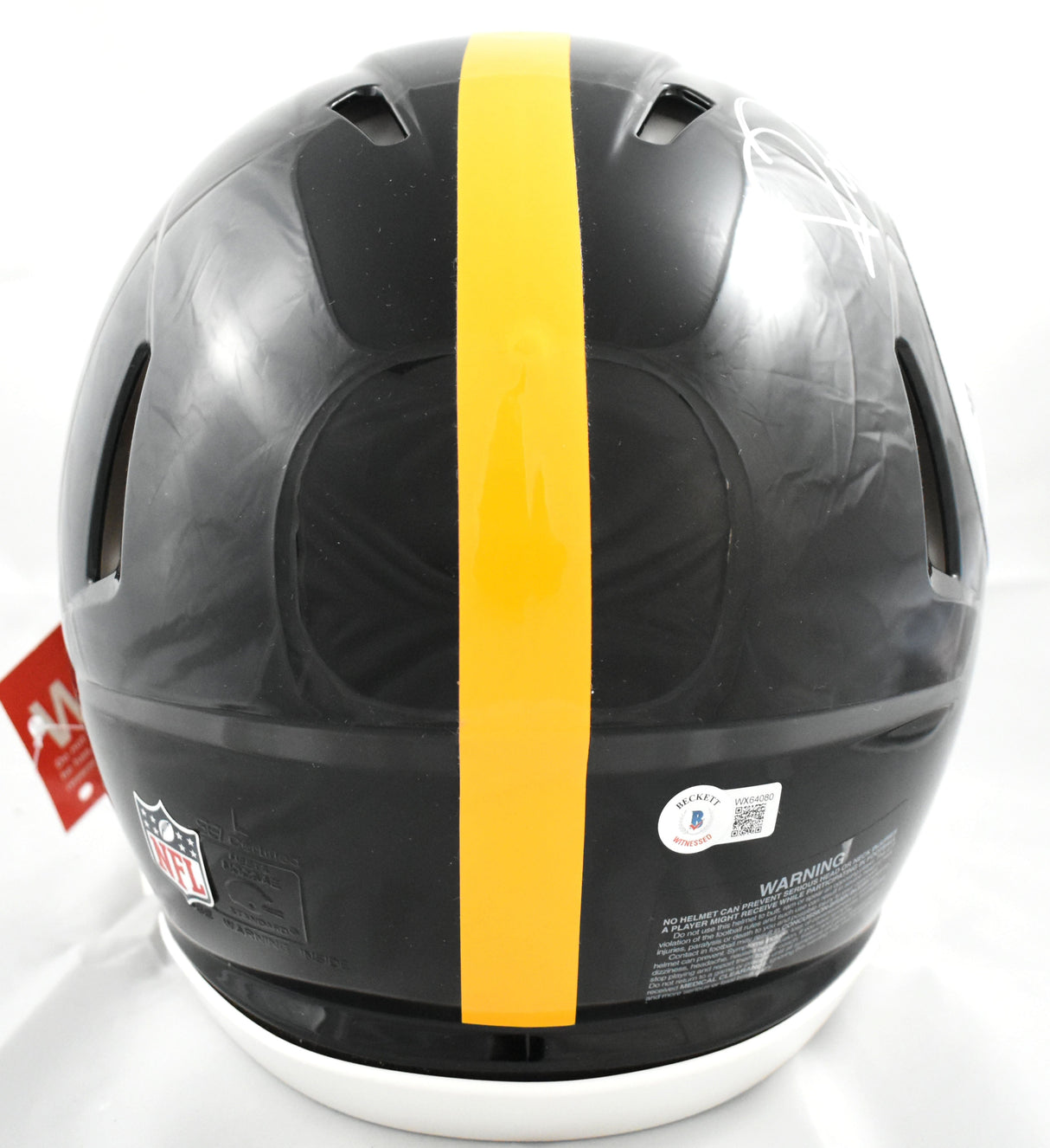 Jerome Bettis Autographed Steelers F/S Speed Authentic Helmet- Beckett W *Silver
