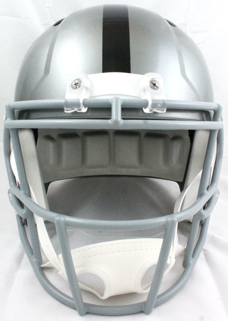 Josh Jacobs Autographed Las Vegas Raiders F/S Flash Speed Helmet-Beckett W Holo