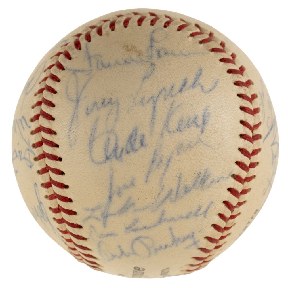 Roberto Clemente Signed 1966 Pirates Team Signed NL Baseball PSA/DNA LOA