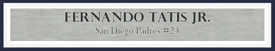 Fernando Tatis Jr. Autographed Framed 16x20 Photo San Diego Padres Beckett BAS Stock #197152
